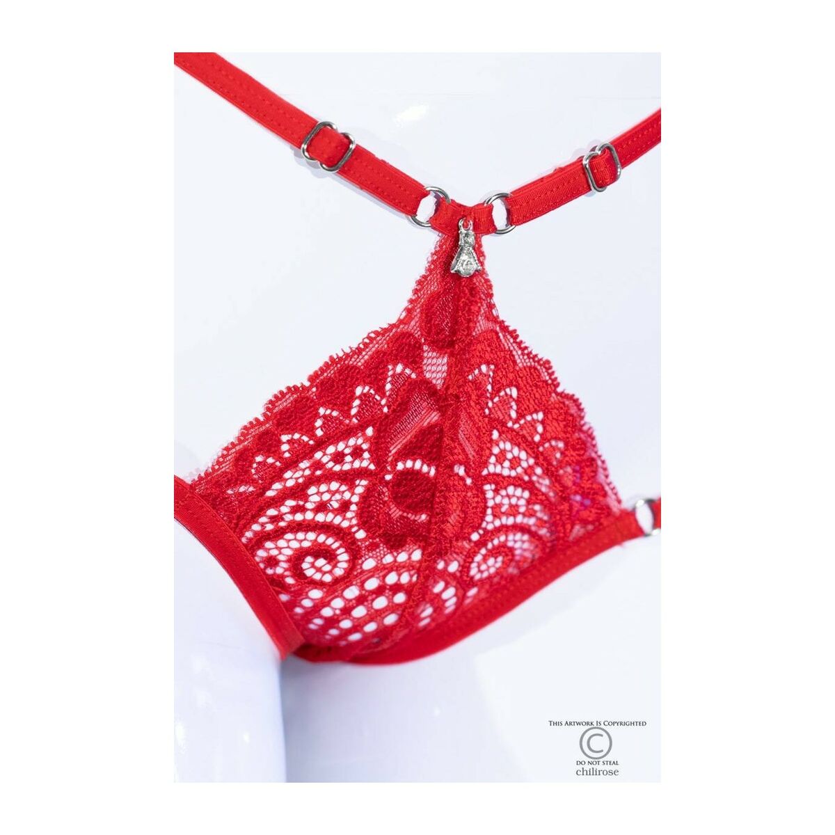 Tanga Chilirose Roșu S/M, 4, roseregalo.com