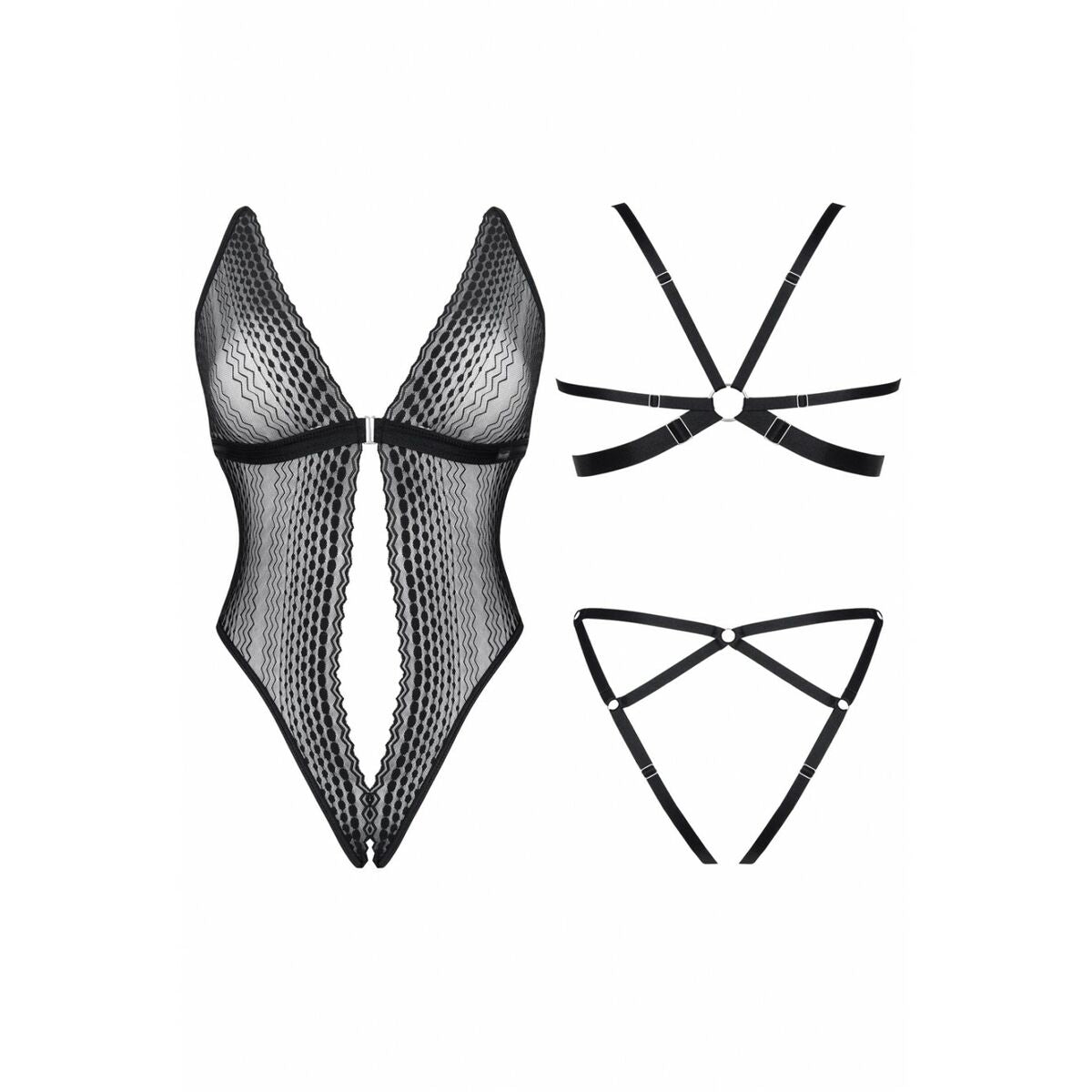 Body Demoniq Negru S, 1, roseregalo.com