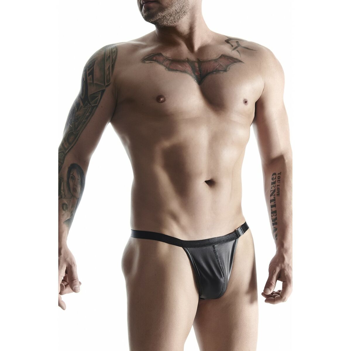 Tanga Demoniq Negru XL, 4, roseregalo.com