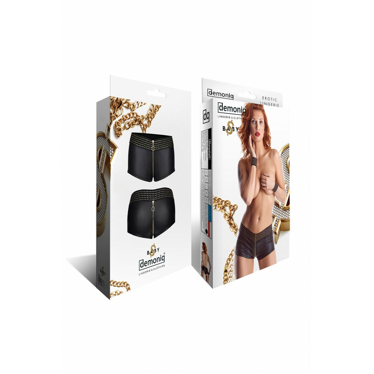 Șort de biciclist Demoniq Negru L, 2, roseregalo.com