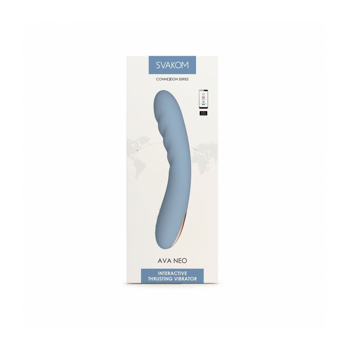 Vibrator zona G Svakom Albastru, 2, roseregalo.com