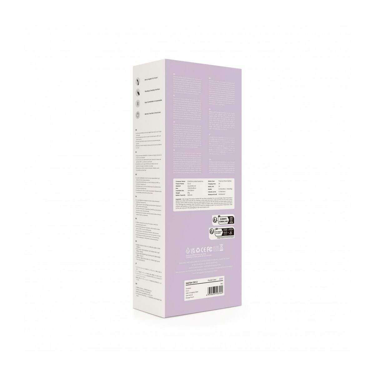 Vibrator zona G Svakom Liliachiu, 7, roseregalo.com