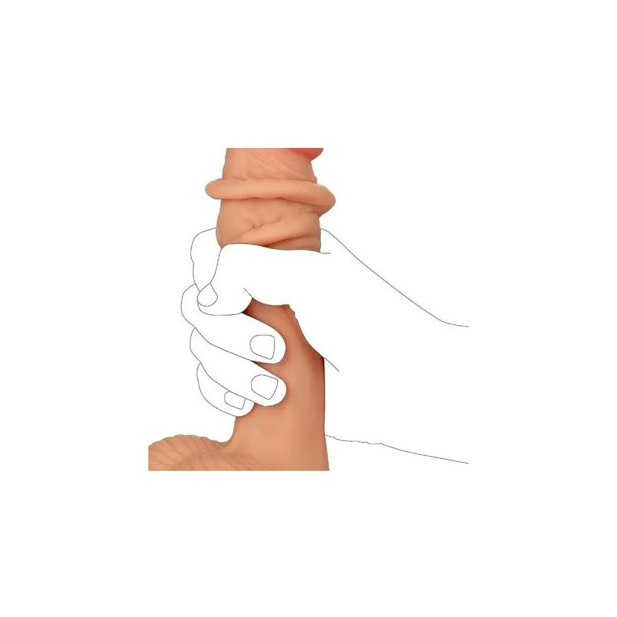 Dildo realist VSCNOVELTY 19 cm, 2, roseregalo.com