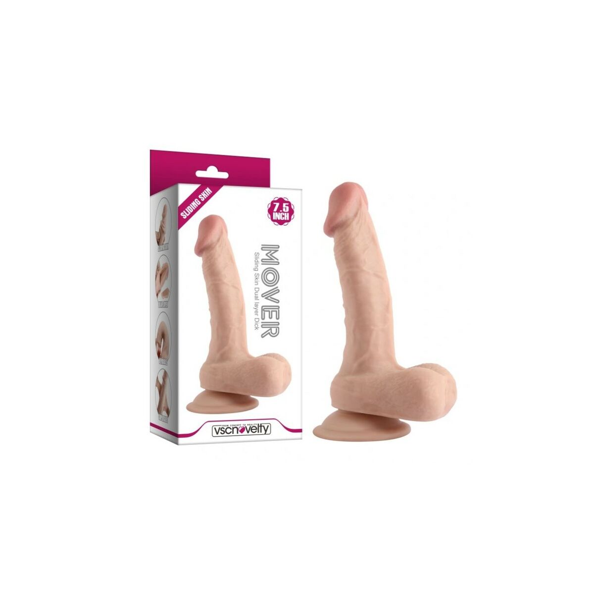 Dildo realist VSCNOVELTY 19 cm, 3, roseregalo.com