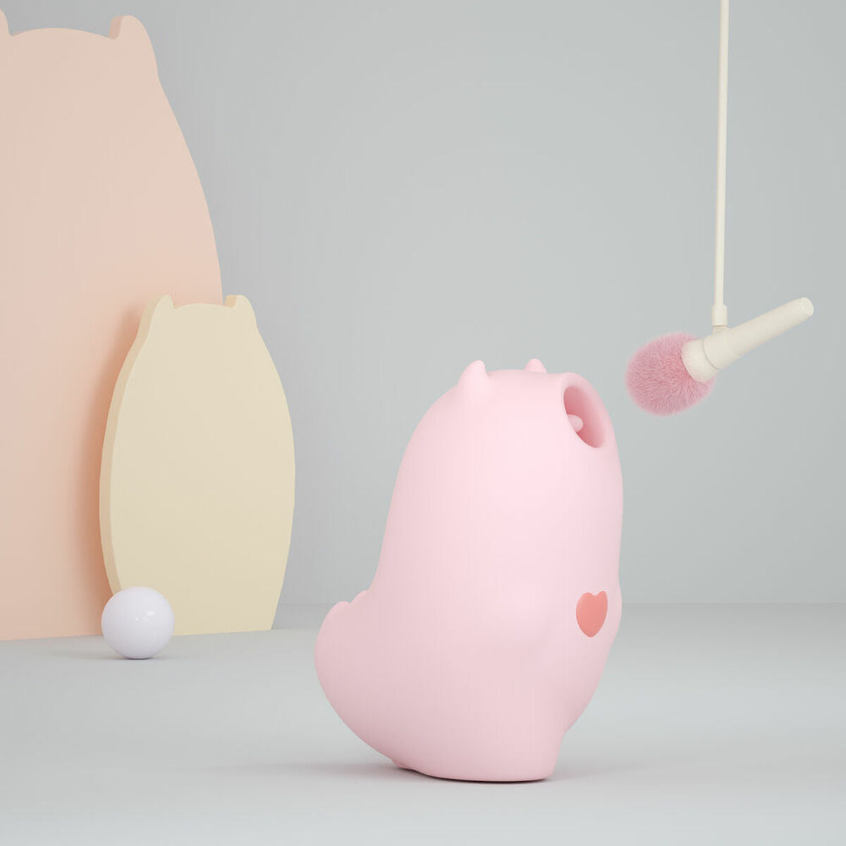 Dispozitiv stimulare clitoris MonsterPub MAGIC KISS MR DEVIL Roz, 6, roseregalo.com