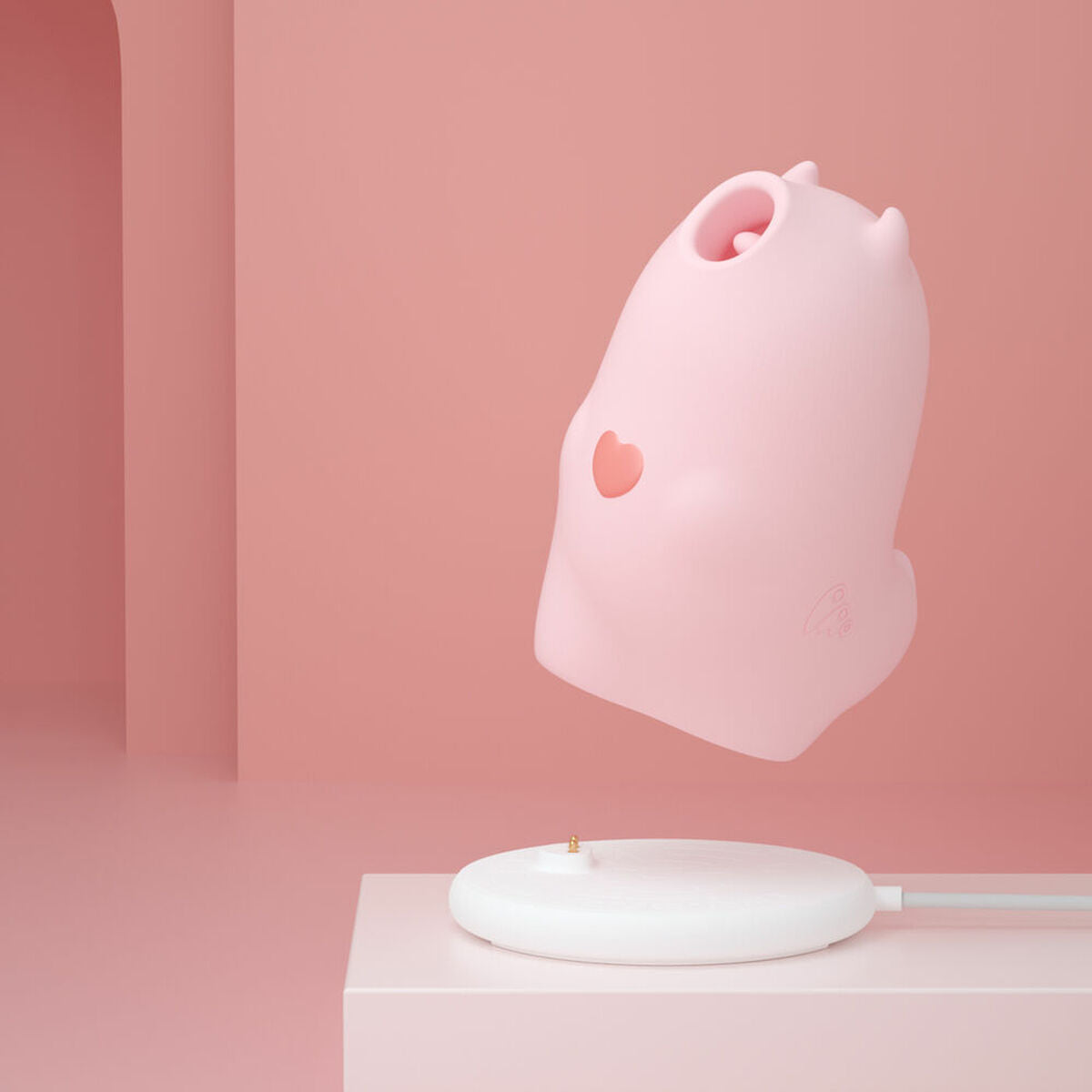 Dispozitiv stimulare clitoris MonsterPub MAGIC KISS MR DEVIL Roz, 7, roseregalo.com