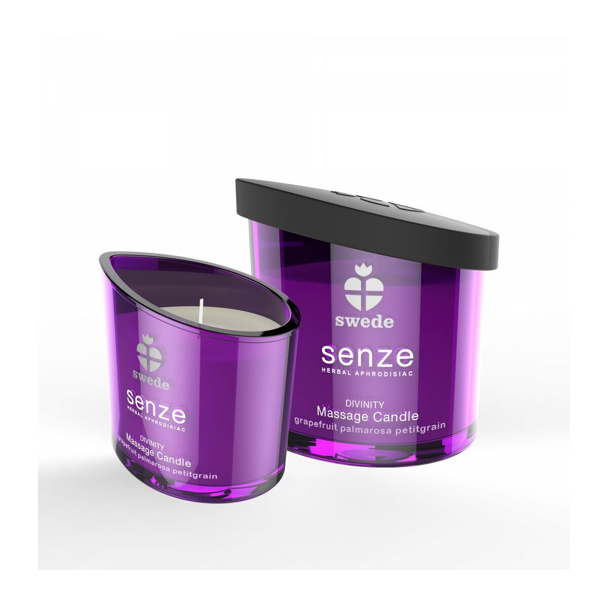 Lumânare masaj Swede Divinity Petitgrain Palmarosa 50 ml, 2, roseregalo.com