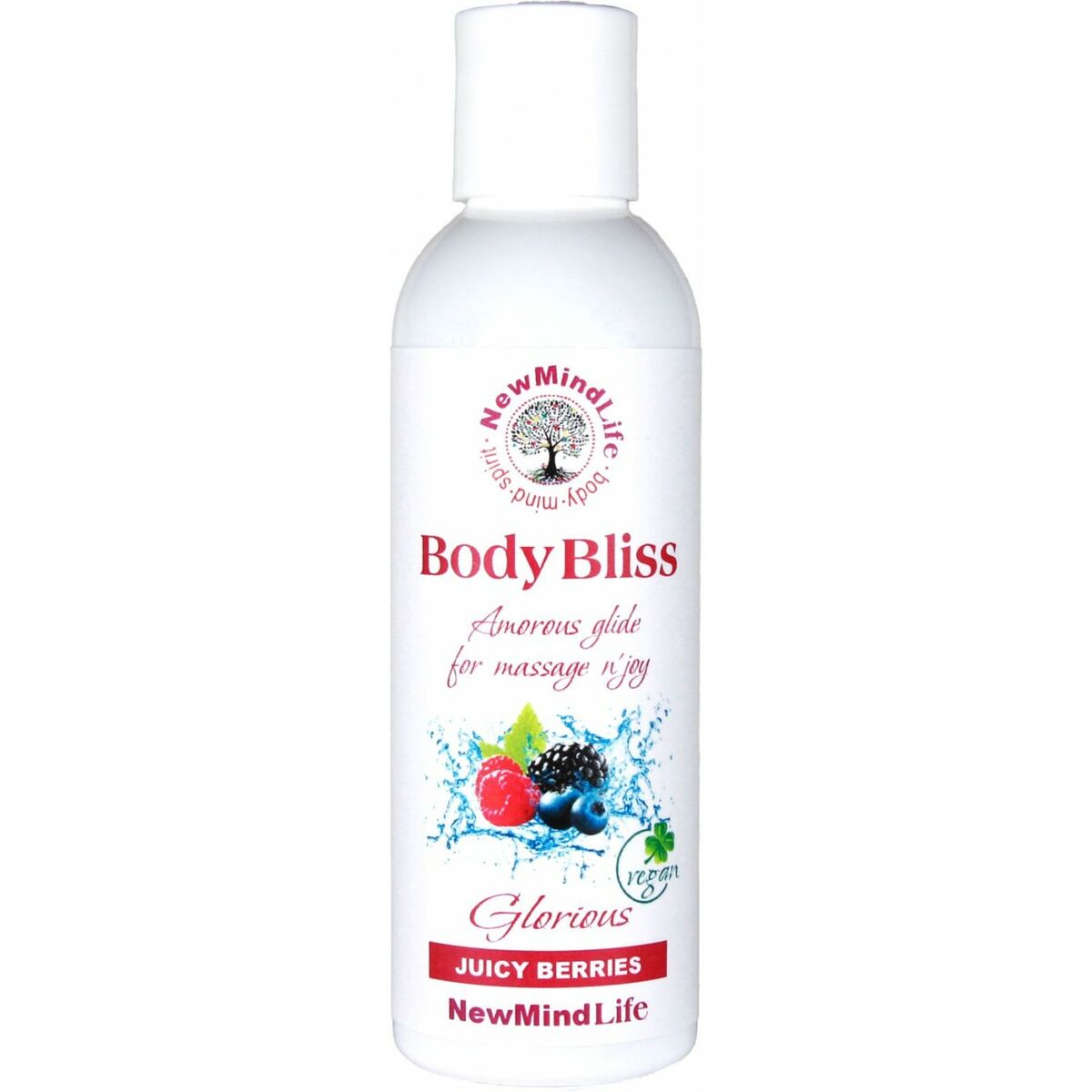 Lubrifiant Nature Body 100 ml Fructe Roșii, 1, roseregalo.com