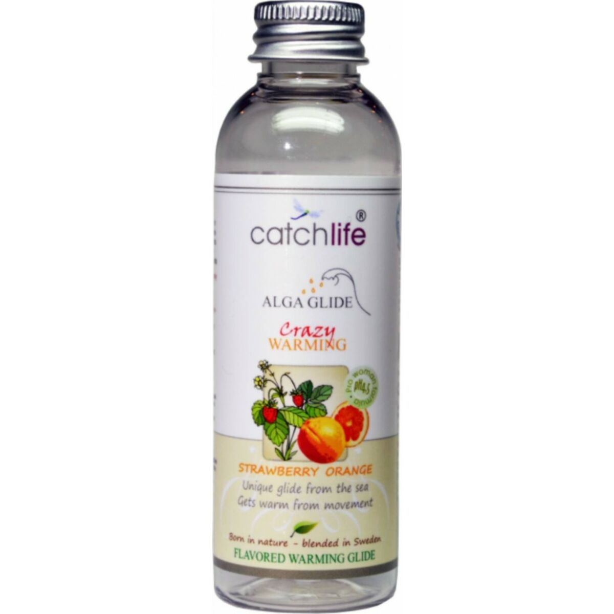 Lubrifiant Nature Body 75 ml Căpșună Portocaliu, 1, roseregalo.com