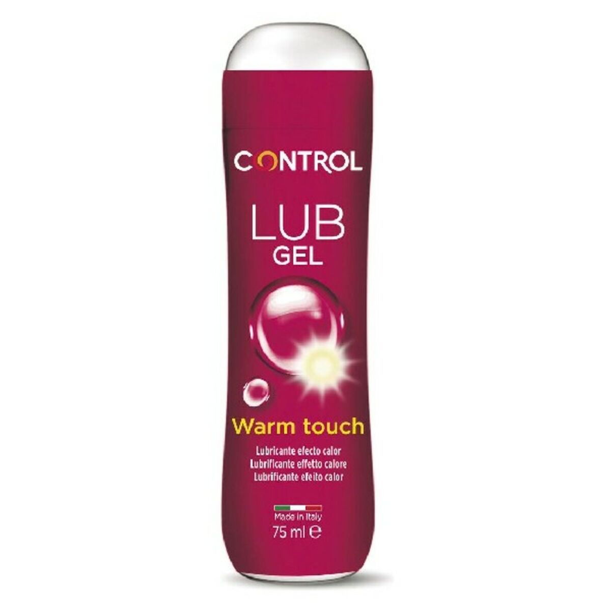 Lubrifiant pe bază de apă Warm Touch Control 75 ml, 1, roseregalo.com