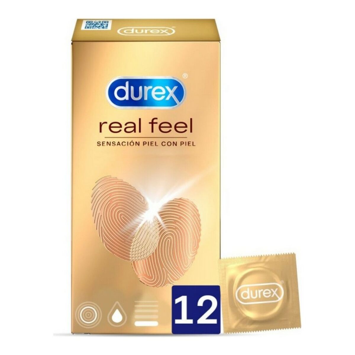 Prezervative Durex Real Feel Fără latex (12 uds), 1, roseregalo.com