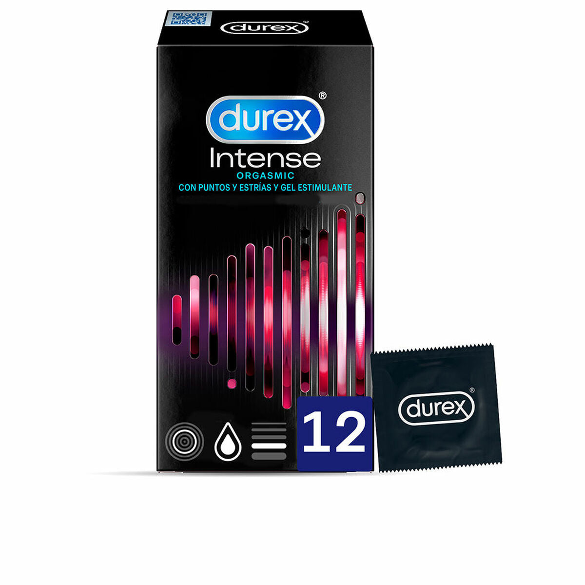 Prezervative Durex Intense Orgasmic 12 Unități, 3, roseregalo.com