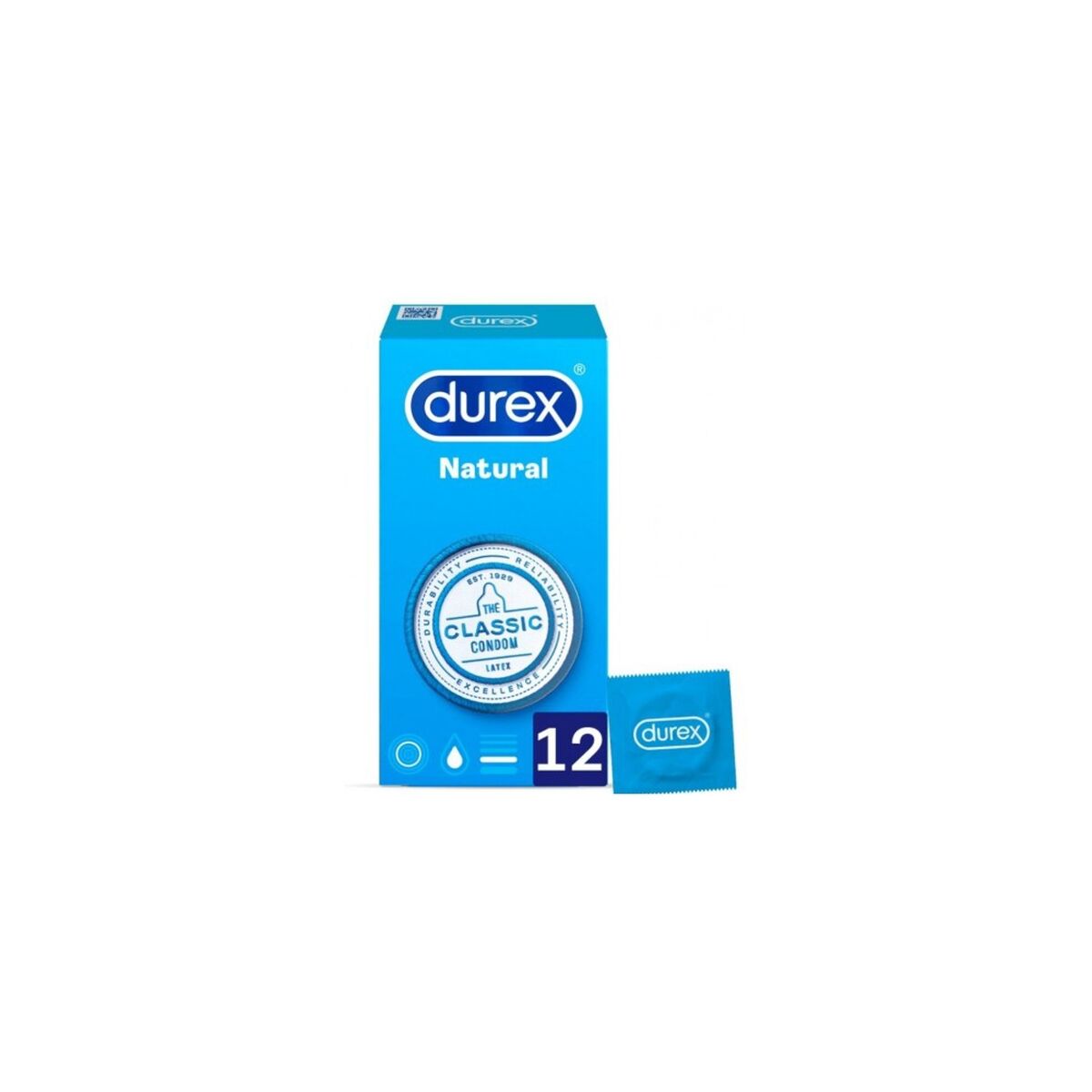 Prezervative Durex Natural (12 uds), 1, roseregalo.com