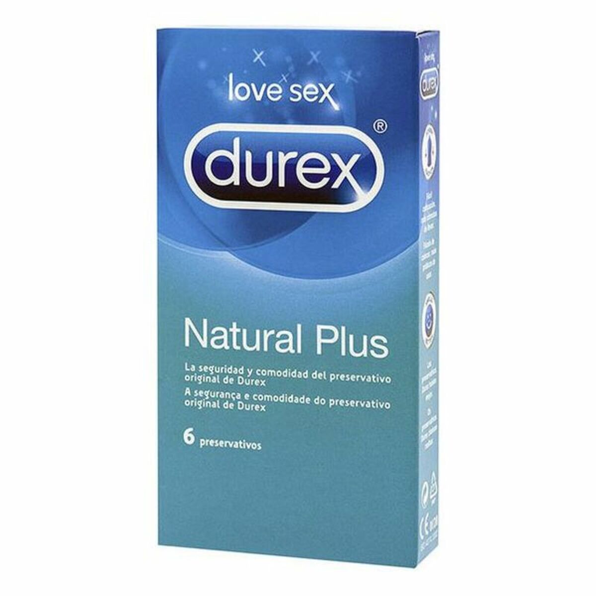 Prezervative Durex Natural Plus 6 Piese, 1, roseregalo.com