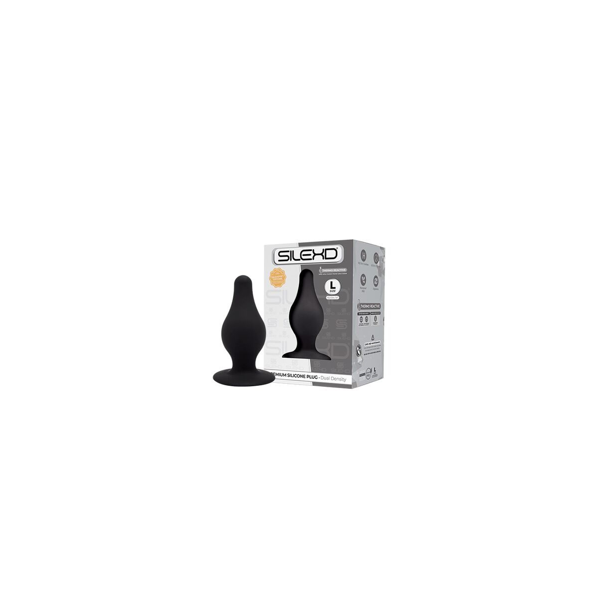 Plug Anal Silexd Negru, 3, roseregalo.com