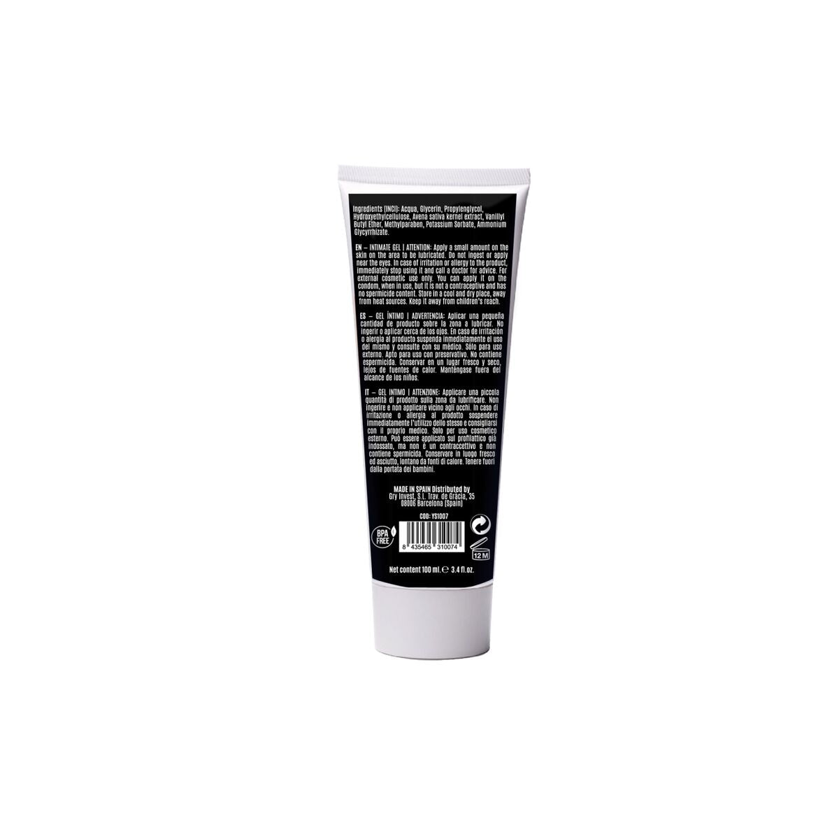 Lubrifiant anal Ysla 100 ml Relax, 2, roseregalo.com