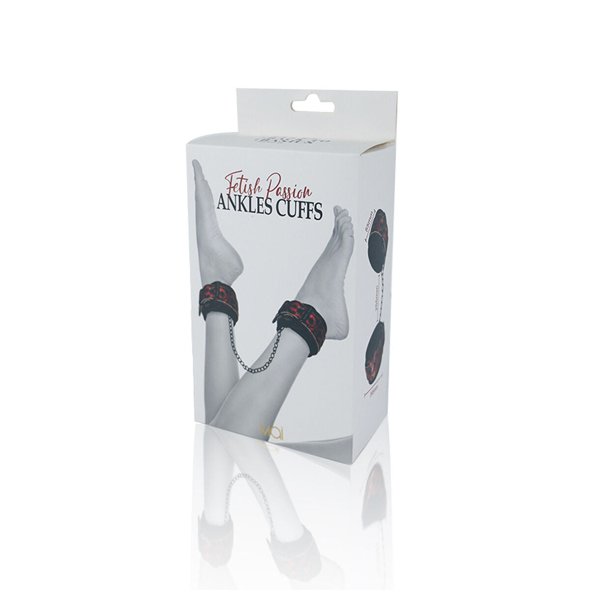 Cătușe BTB Fetish Passion Roșu, 2, roseregalo.com