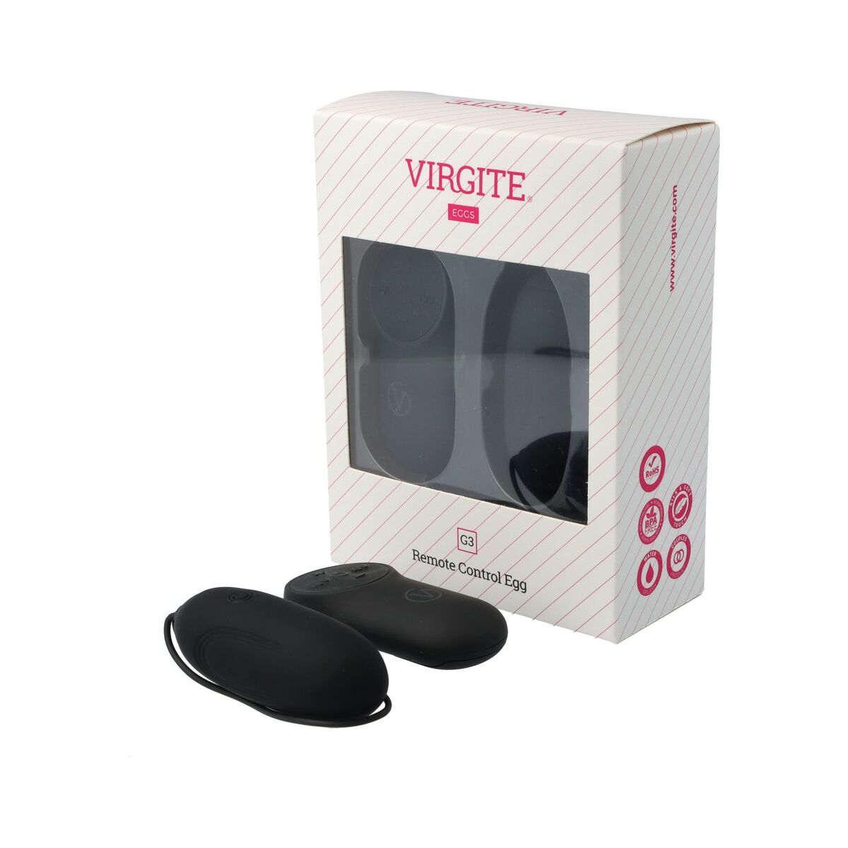 Vibrator Bullet Virgite Negru, 10, roseregalo.com