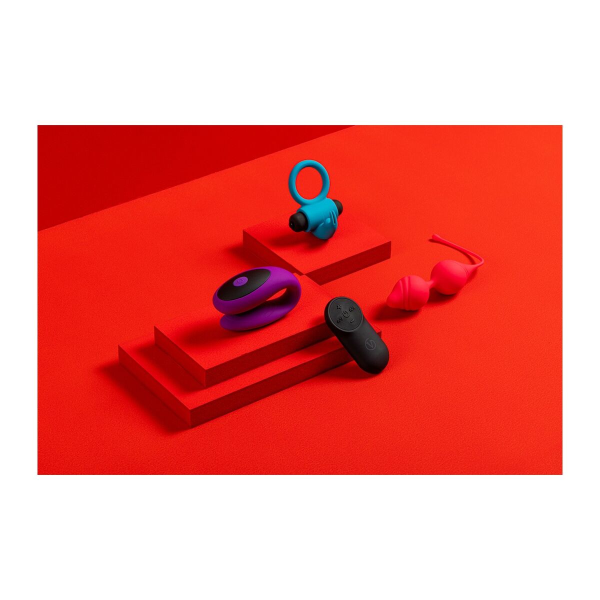 Inel Vibrator Virgite E9 Albastru, 6, roseregalo.com