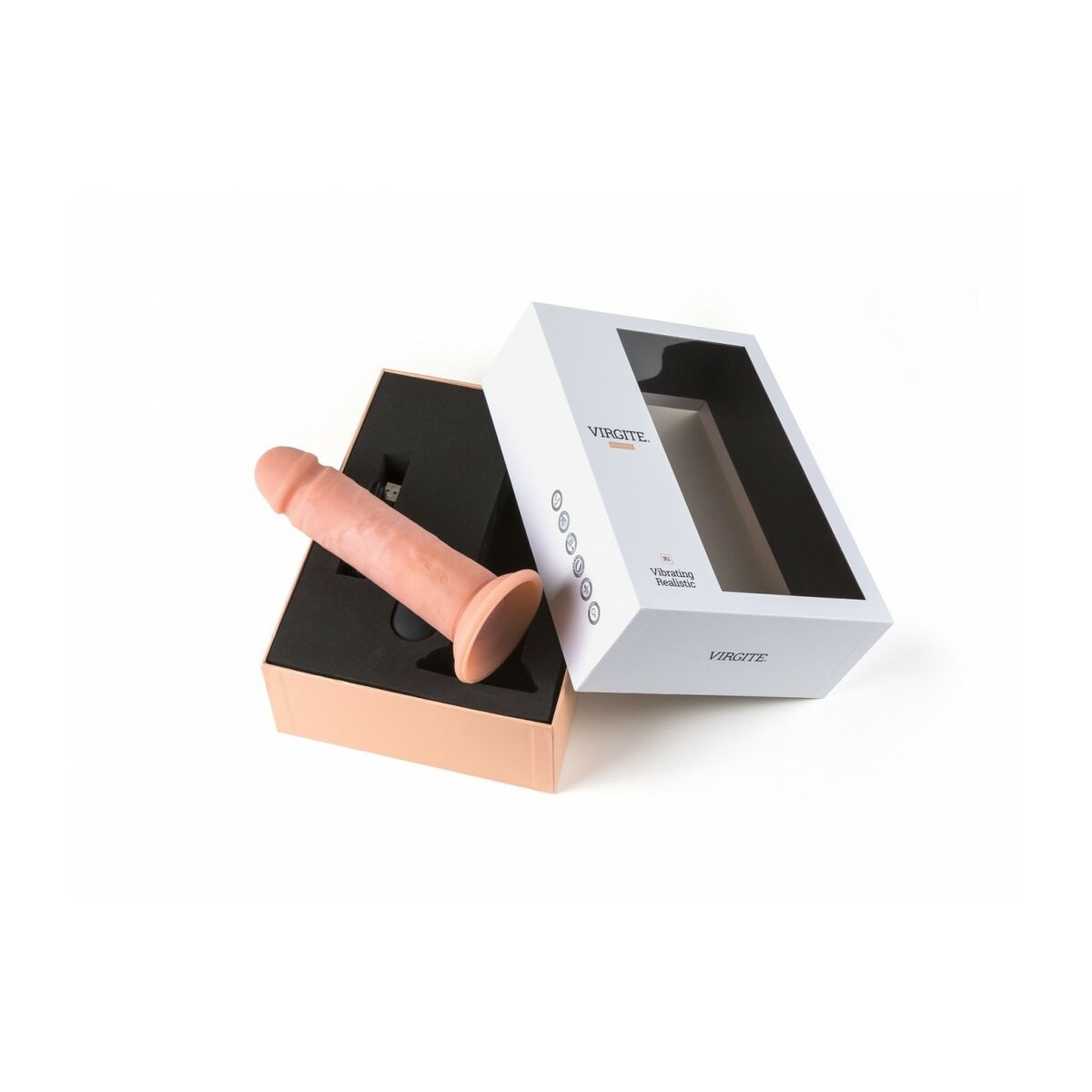 Vibrator realist Virgite 19 cm, 4, roseregalo.com