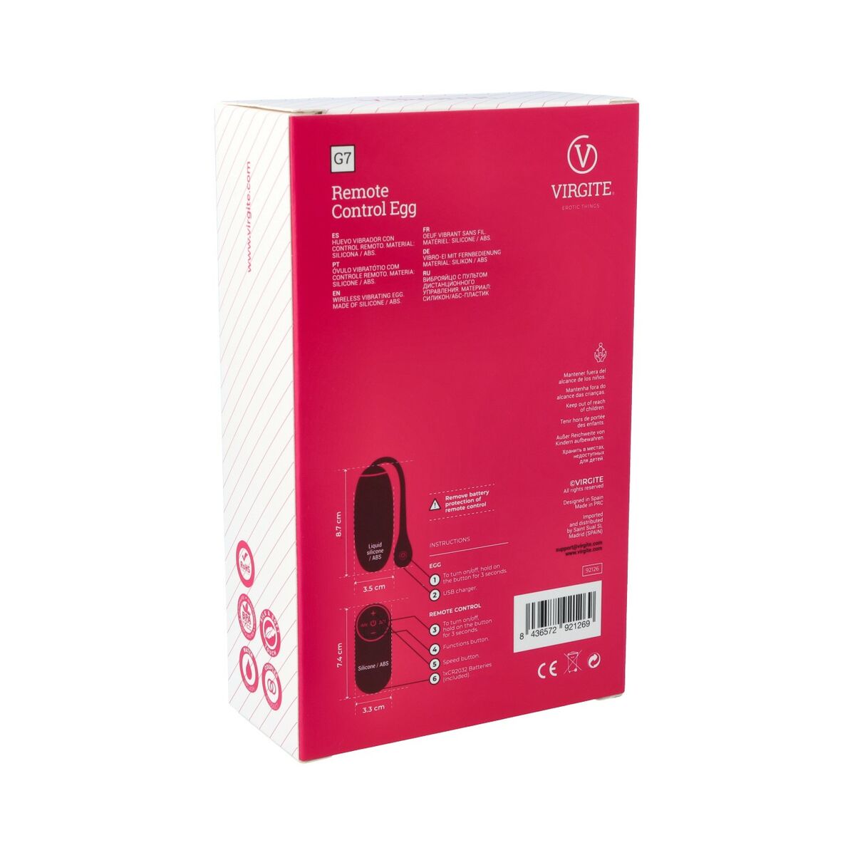 Vibrator Ou Virgite Roz, 5, roseregalo.com