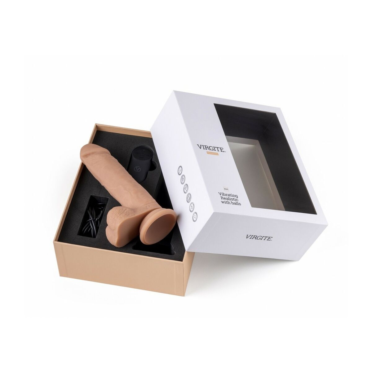 Vibrator realist Virgite 16 cm, 5, roseregalo.com