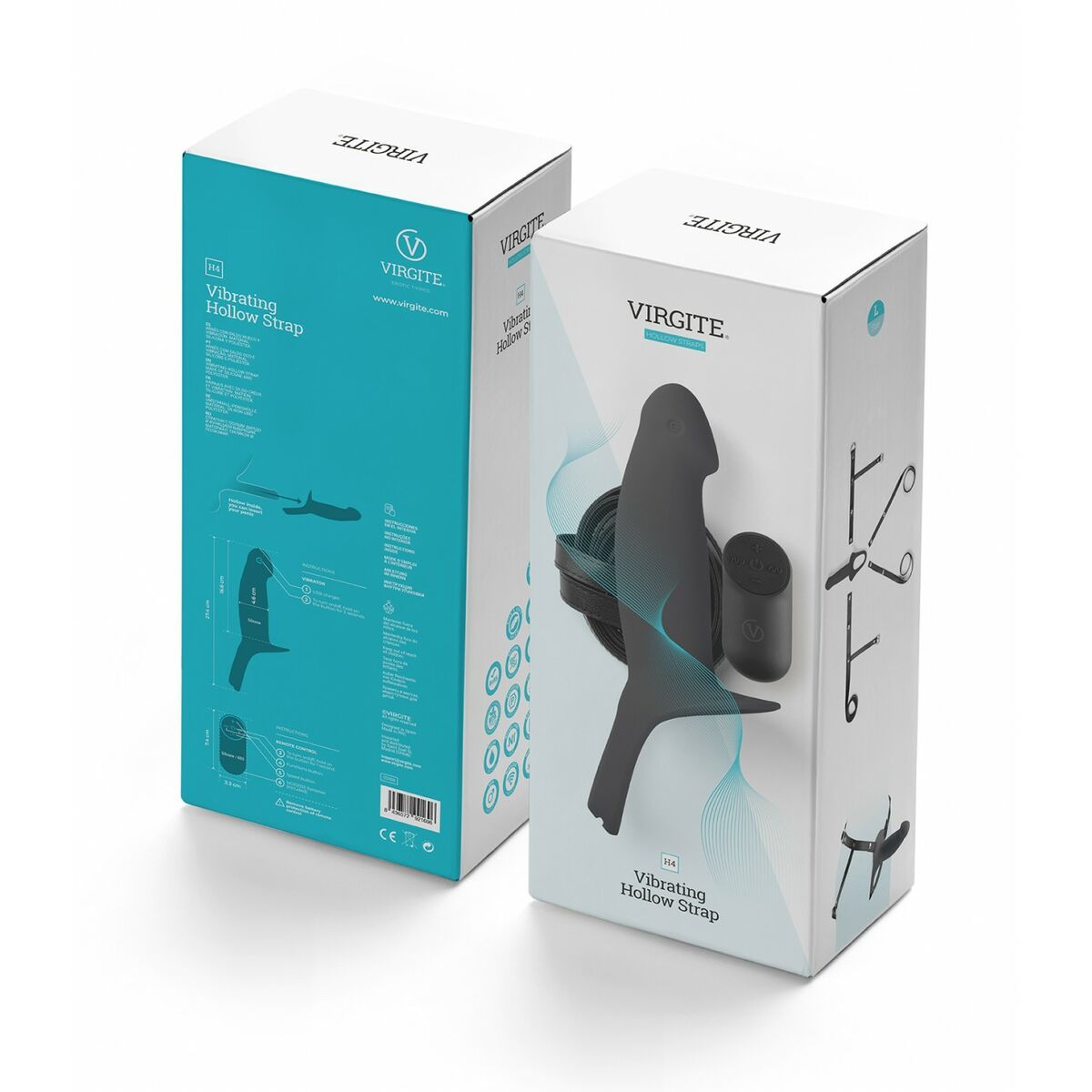 Dildo cu ham Virgite Negru L, 3, roseregalo.com