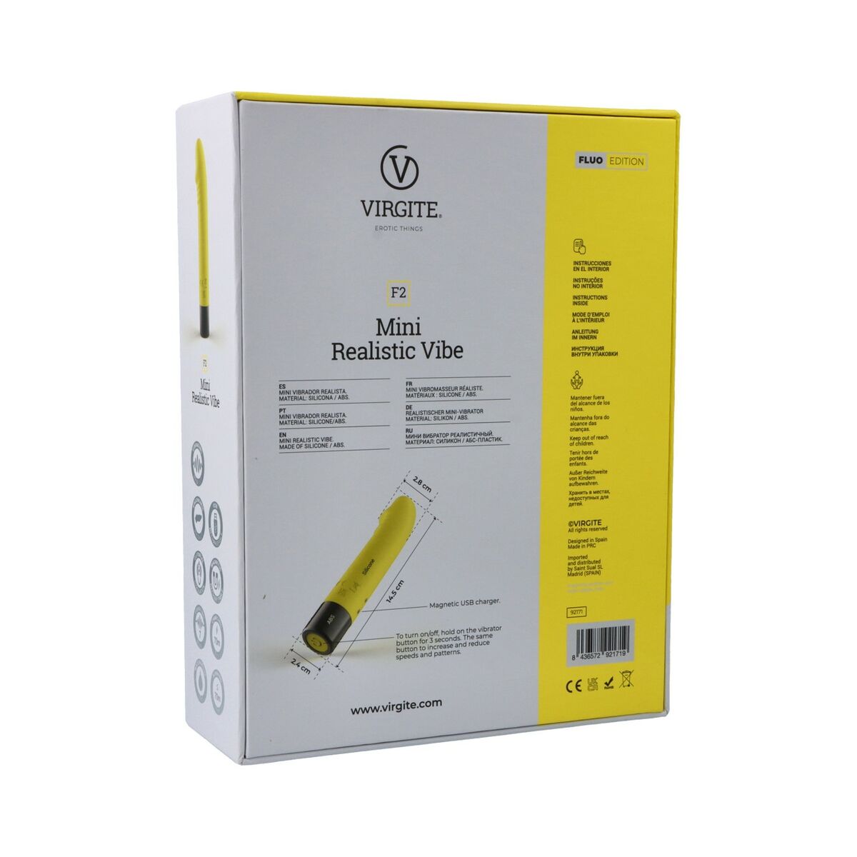 Vibrator Virgite Silicon, 9, roseregalo.com