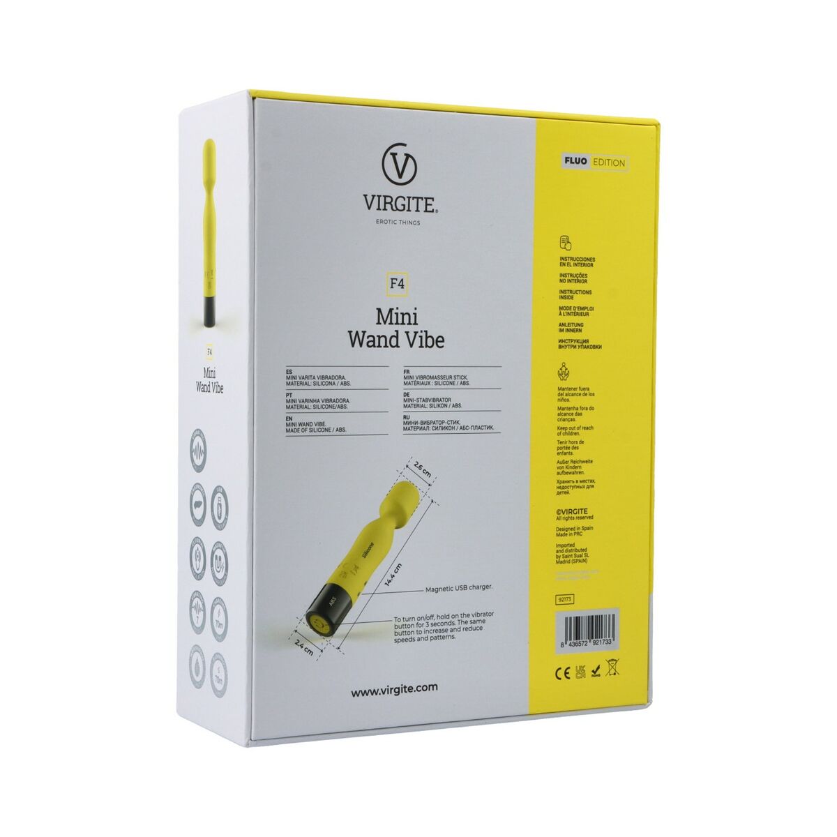 Dispozitiv de Masaj Virgite Silicon, 9, roseregalo.com