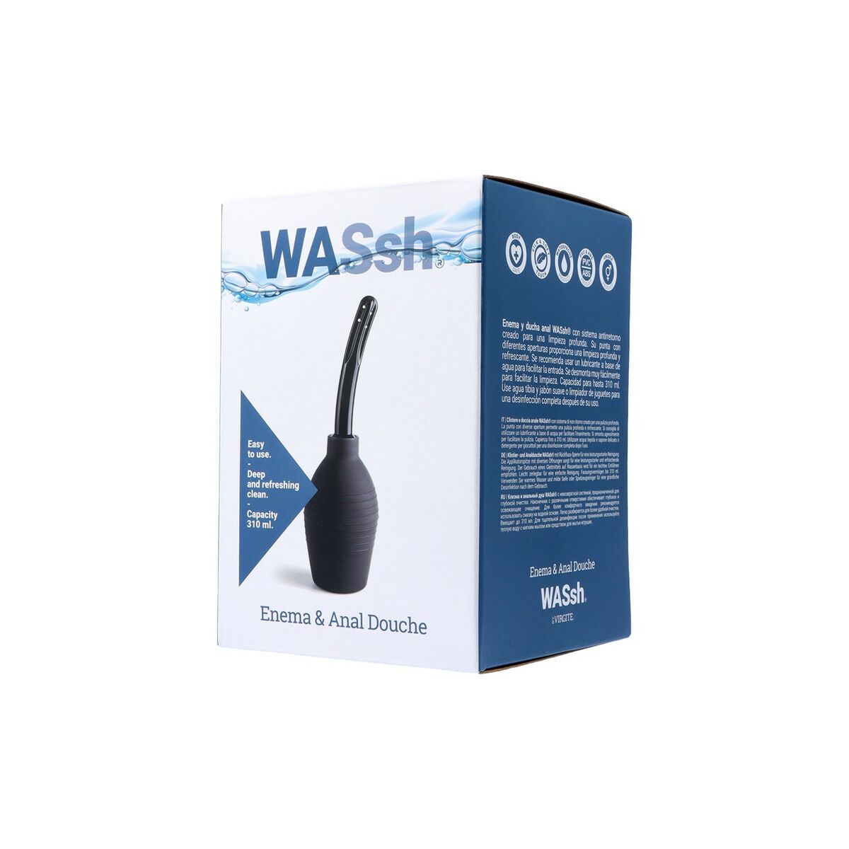 Clismă Virgite Negru 310 ml, 2, roseregalo.com