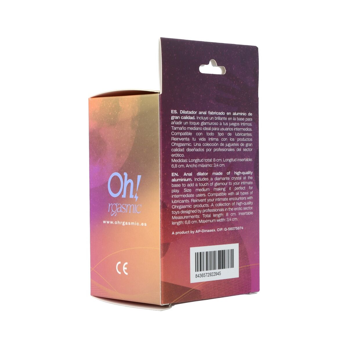 Plug Anal Oh!rgasmic Argintiu, 3, roseregalo.com