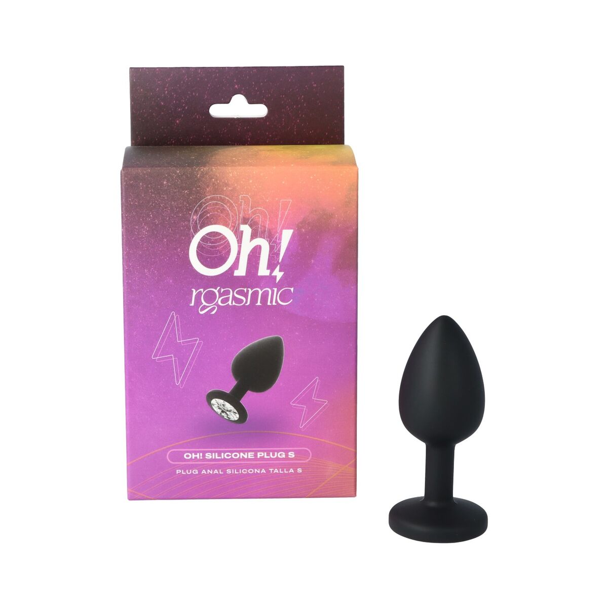 Plug Anal Oh!rgasmic Negru, 1, roseregalo.com