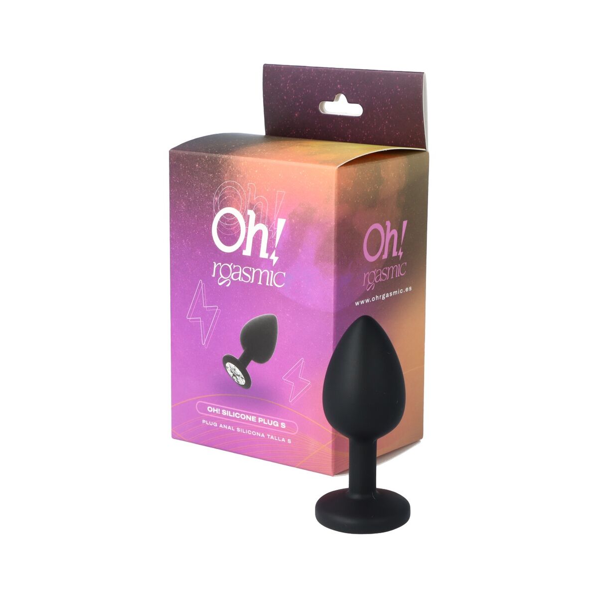 Plug Anal Oh!rgasmic Negru, 2, roseregalo.com