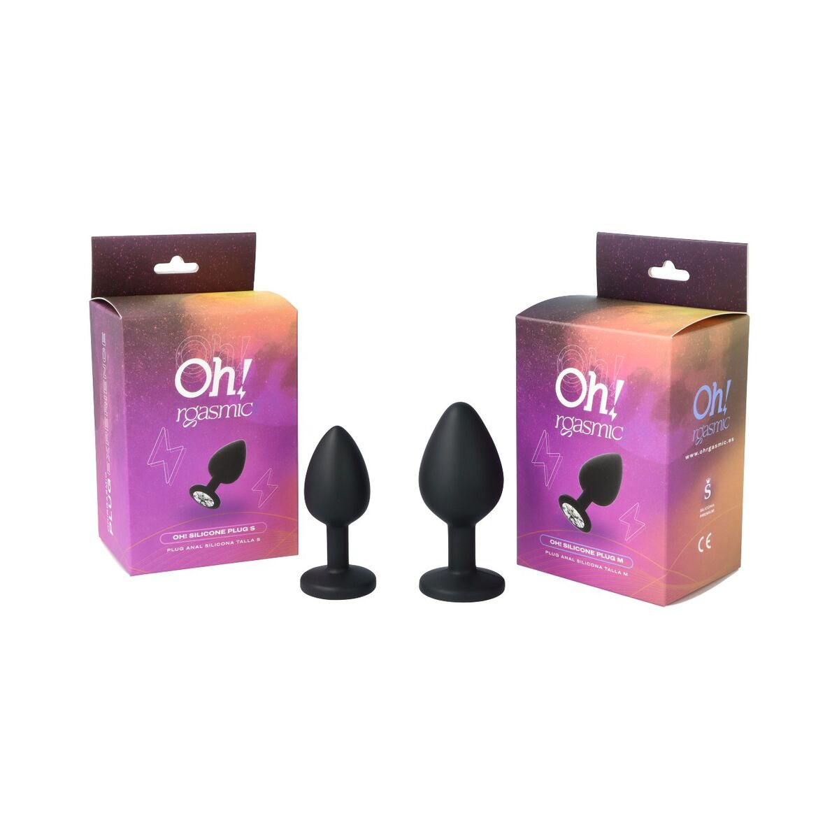Plug Anal Oh!rgasmic Negru, 7, roseregalo.com
