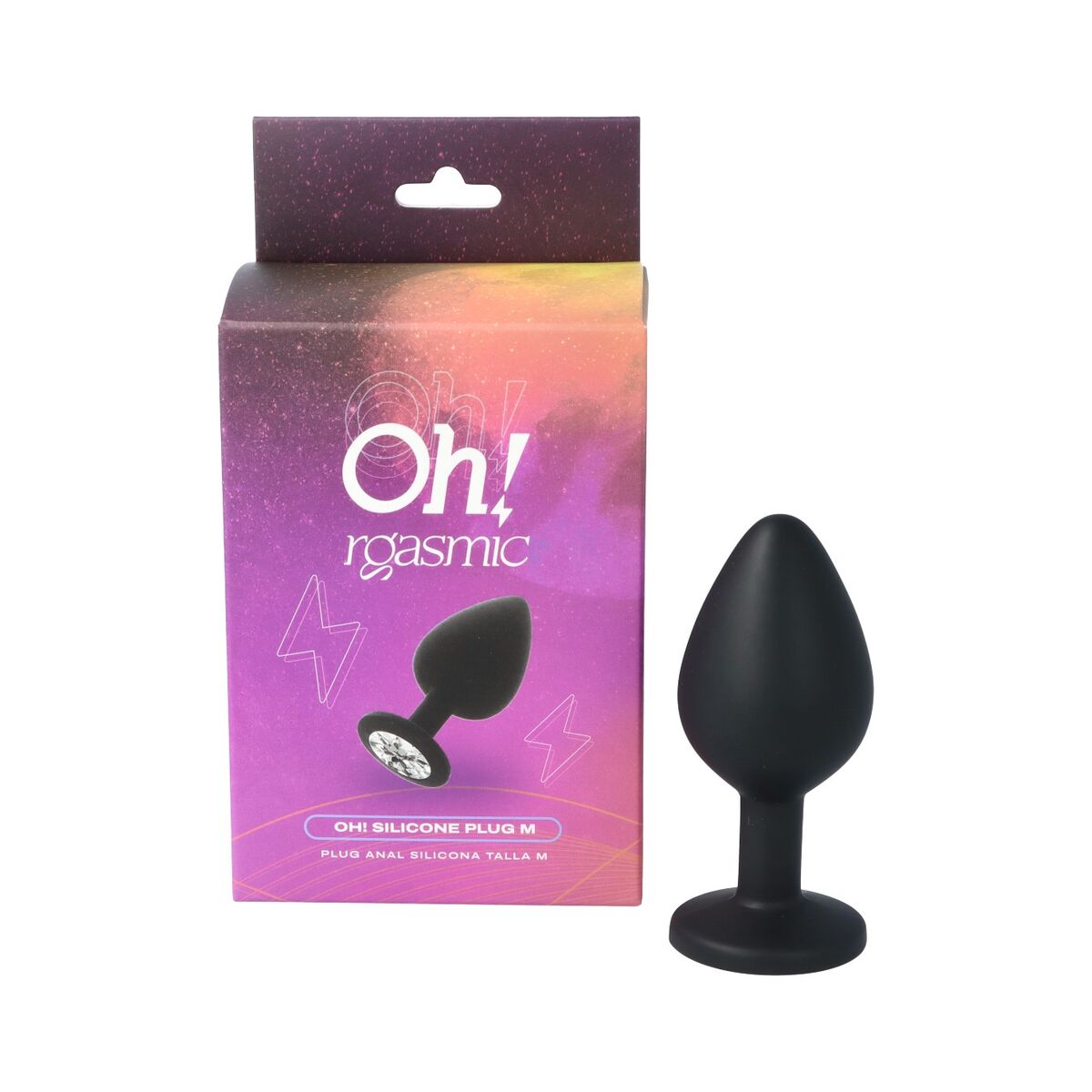 Plug Anal Oh!rgasmic Negru, 1, roseregalo.com