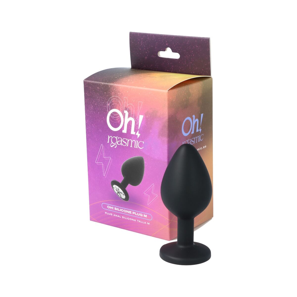 Plug Anal Oh!rgasmic Negru, 5, roseregalo.com
