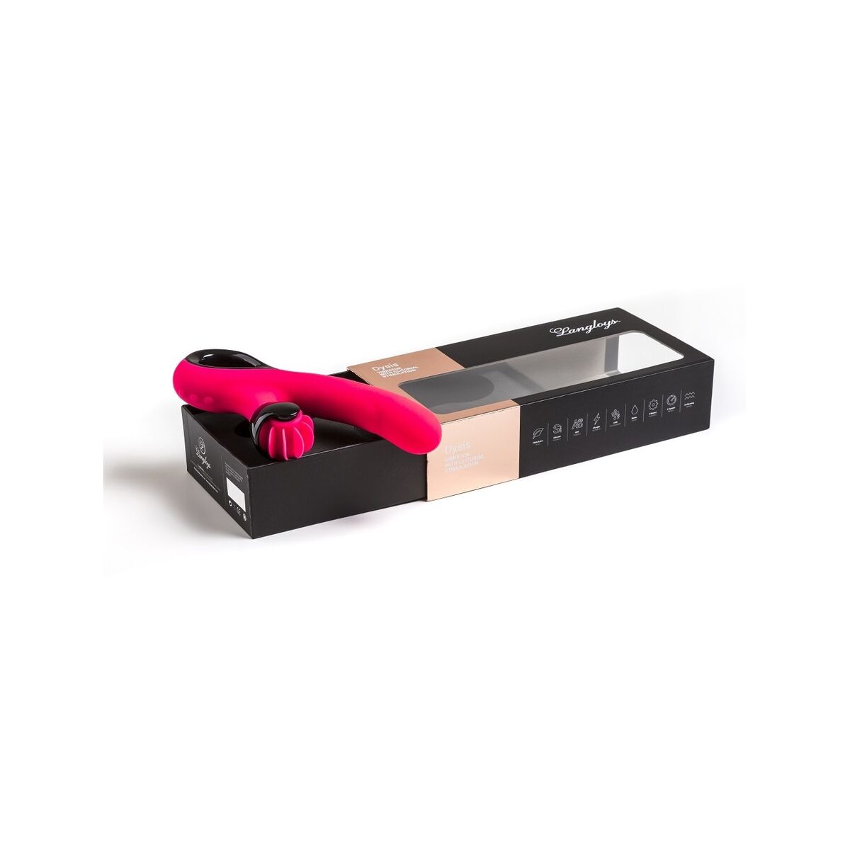 Vibrator zona G Langloys Mov 20 x 3 cm, 3, roseregalo.com