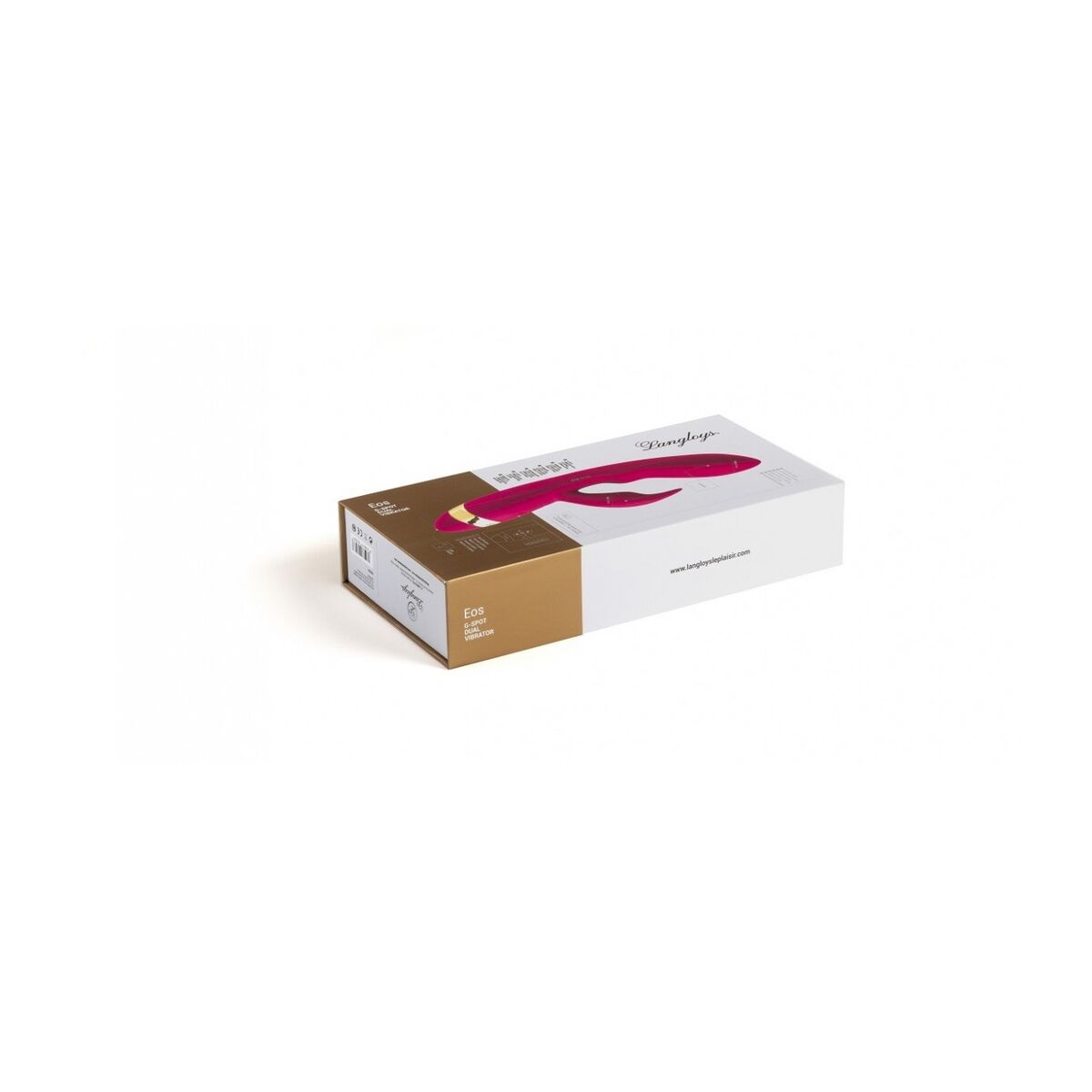 Vibrator zona G Langloys Roz 23,1 x 4 cm, 4, roseregalo.com
