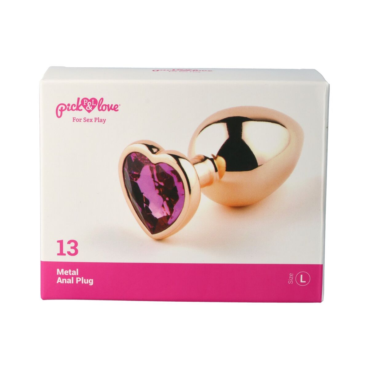 Plug Anal Pick&amp;Love Nº 13 Auriu* (9,5 cm), 8, roseregalo.com