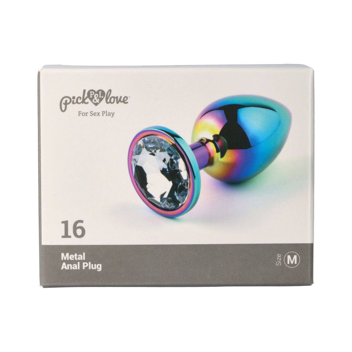 Plug Anal Pick&amp;Love Nº 16 Multicolor (8,3 cm), 7, roseregalo.com