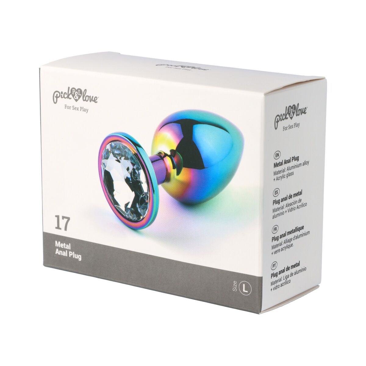 Plug Anal Pick&amp;Love Nº 17 Multicolor, 7, roseregalo.com