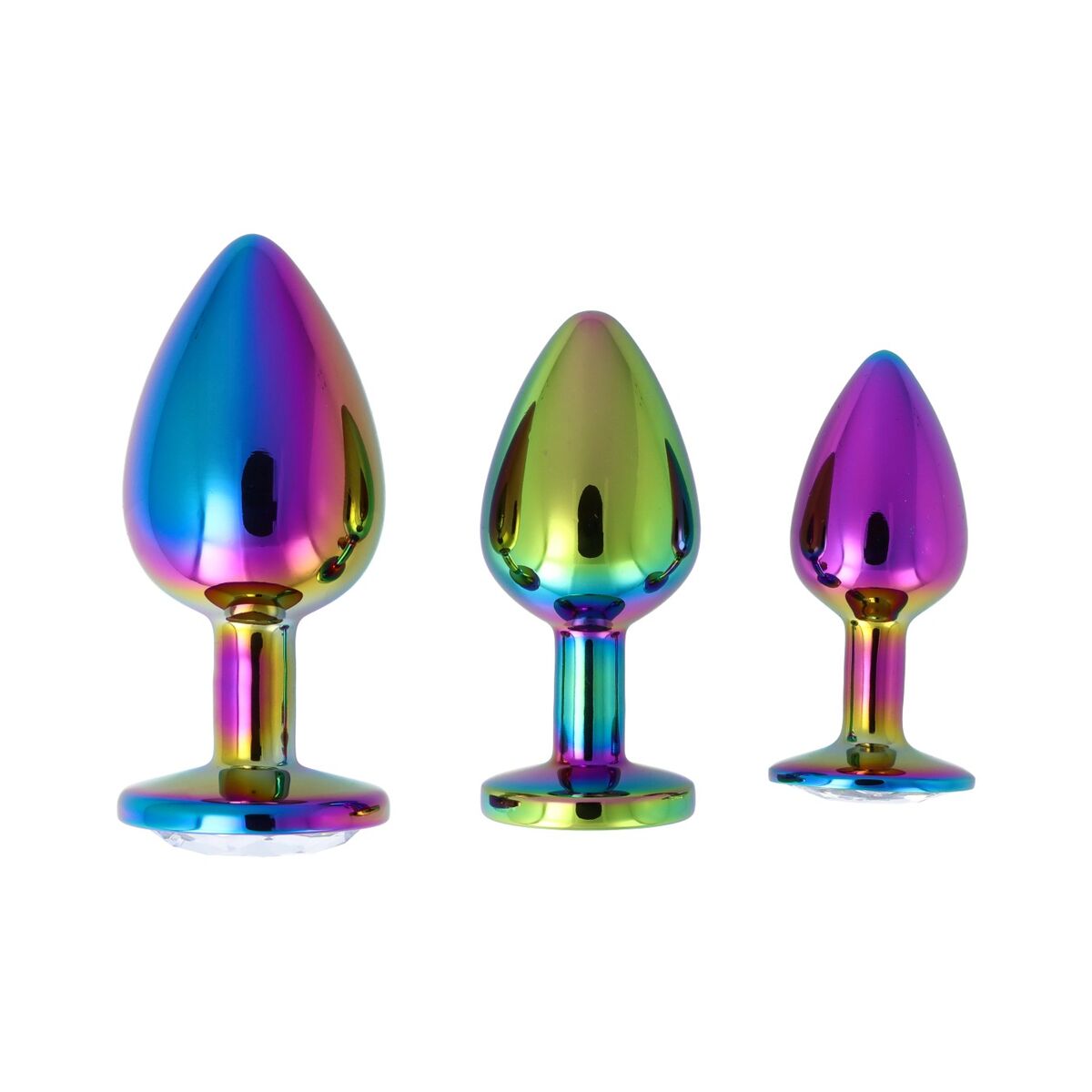 Plug Anal Pick&amp;Love Nº 18 Multicolor 3 Piese (8,3 cm) (9,5 cm) (7,6 cm), 1, roseregalo.com