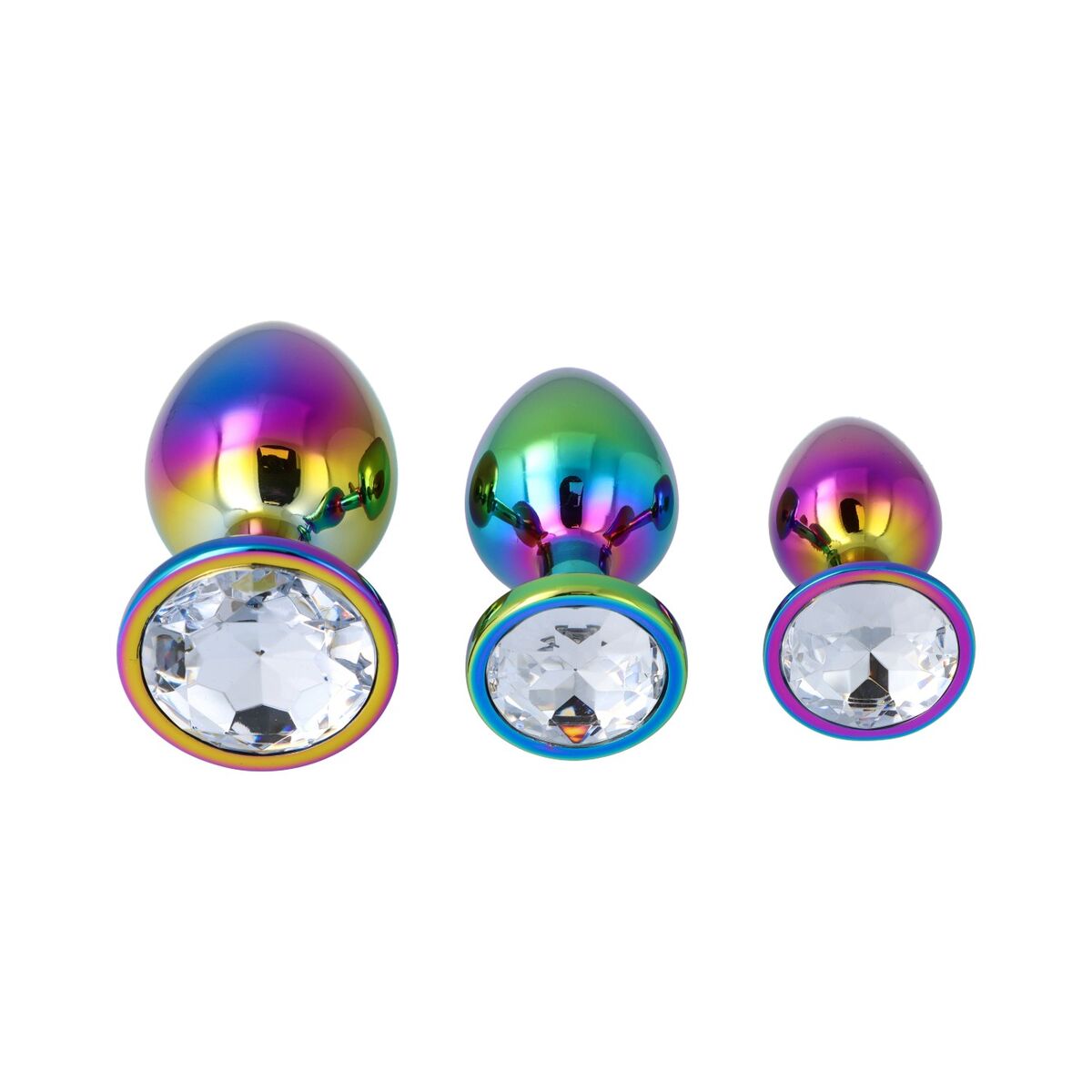 Plug Anal Pick&amp;Love Nº 18 Multicolor 3 Piese (8,3 cm) (9,5 cm) (7,6 cm), 5, roseregalo.com