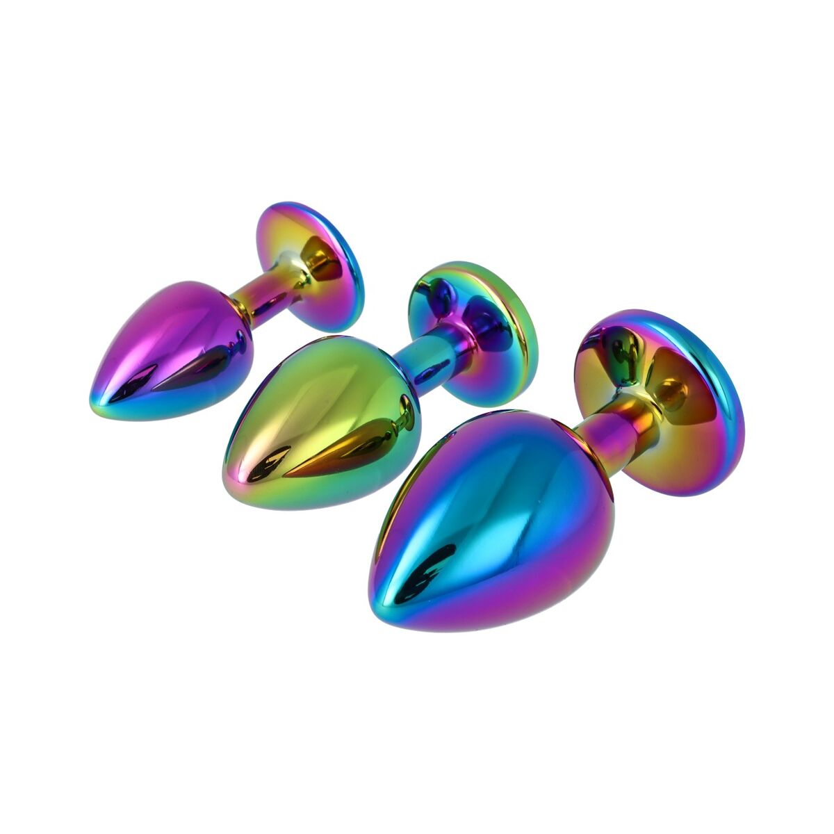 Plug Anal Pick&amp;Love Nº 18 Multicolor 3 Piese (8,3 cm) (9,5 cm) (7,6 cm), 6, roseregalo.com