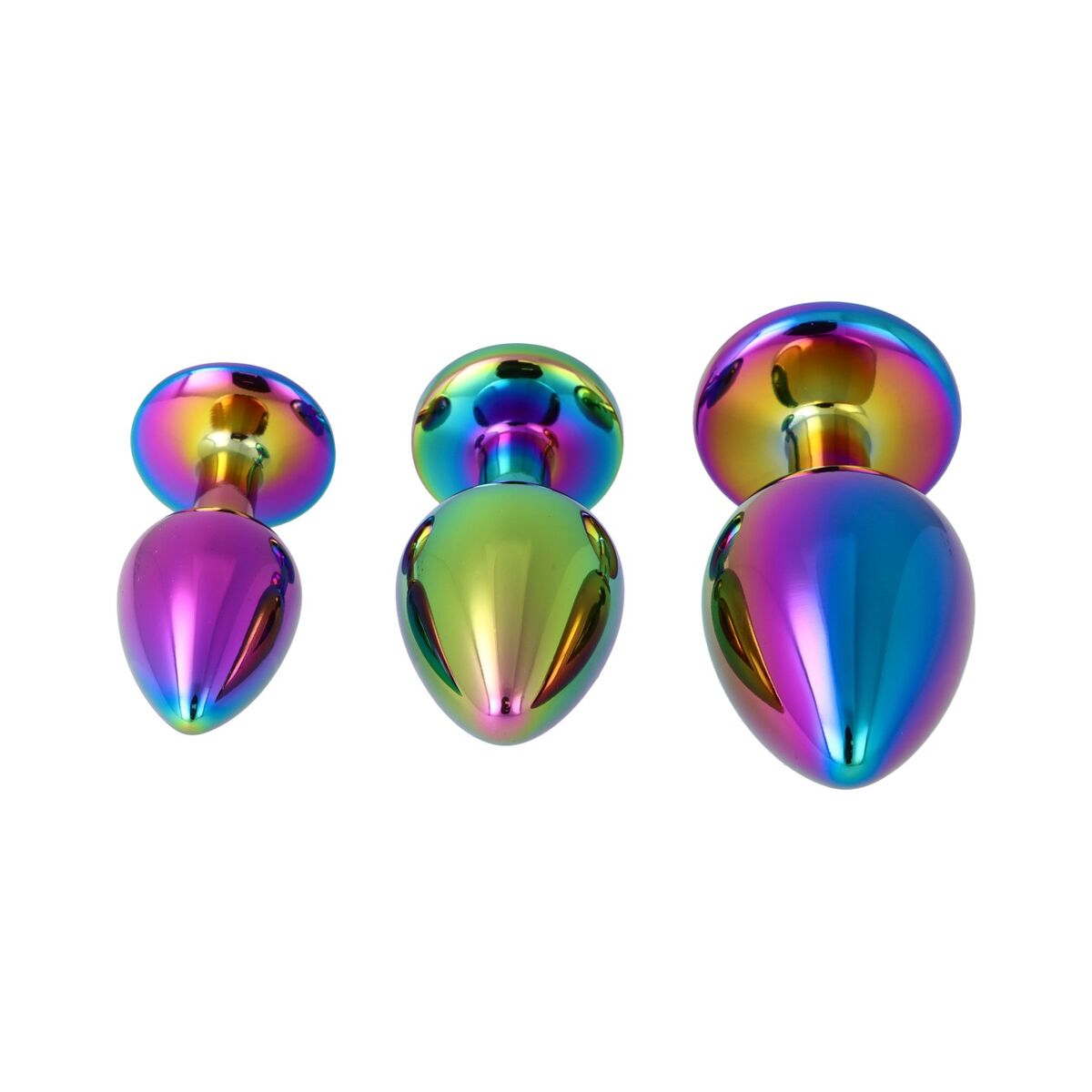 Plug Anal Pick&amp;Love Nº 18 Multicolor 3 Piese (8,3 cm) (9,5 cm) (7,6 cm), 7, roseregalo.com
