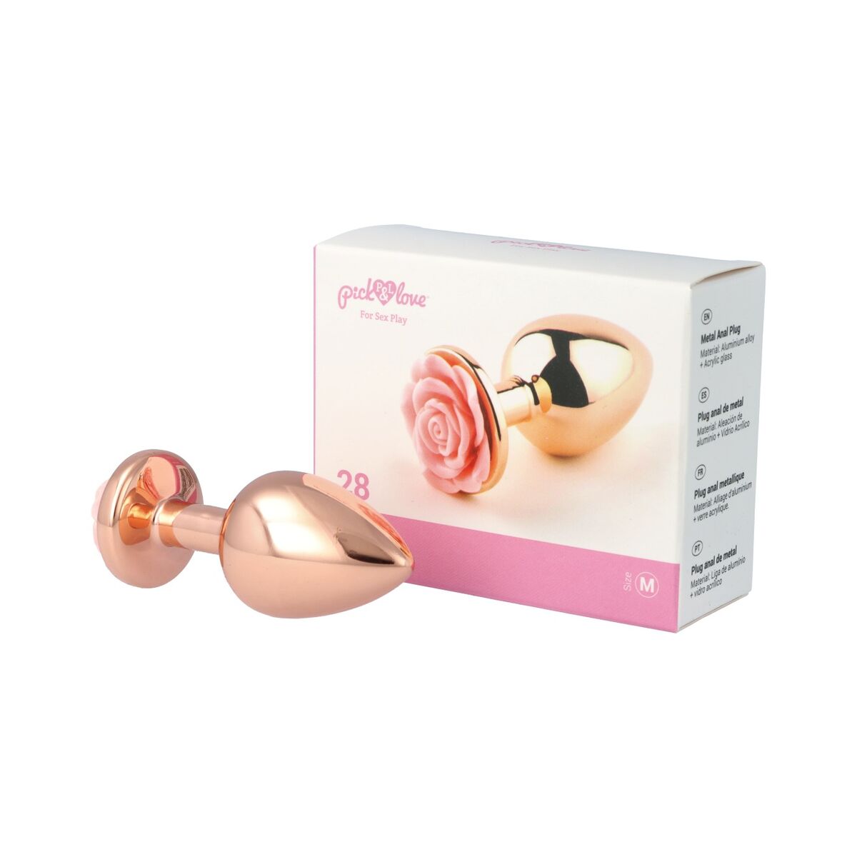 Plug Anal Pick&amp;Love Nº 28 Auriu* (8,3 cm), 2, roseregalo.com