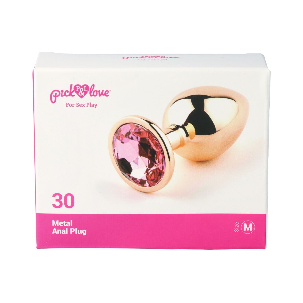 Plug Anal Pick&amp;Love Nº 30 Auriu* (8,3 cm), 8, roseregalo.com