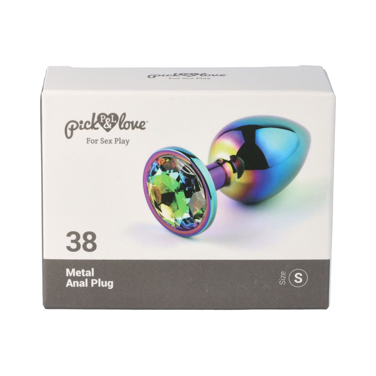 Plug Anal Pick&amp;Love Nº 38 Multicolor (7,6 cm), 8, roseregalo.com