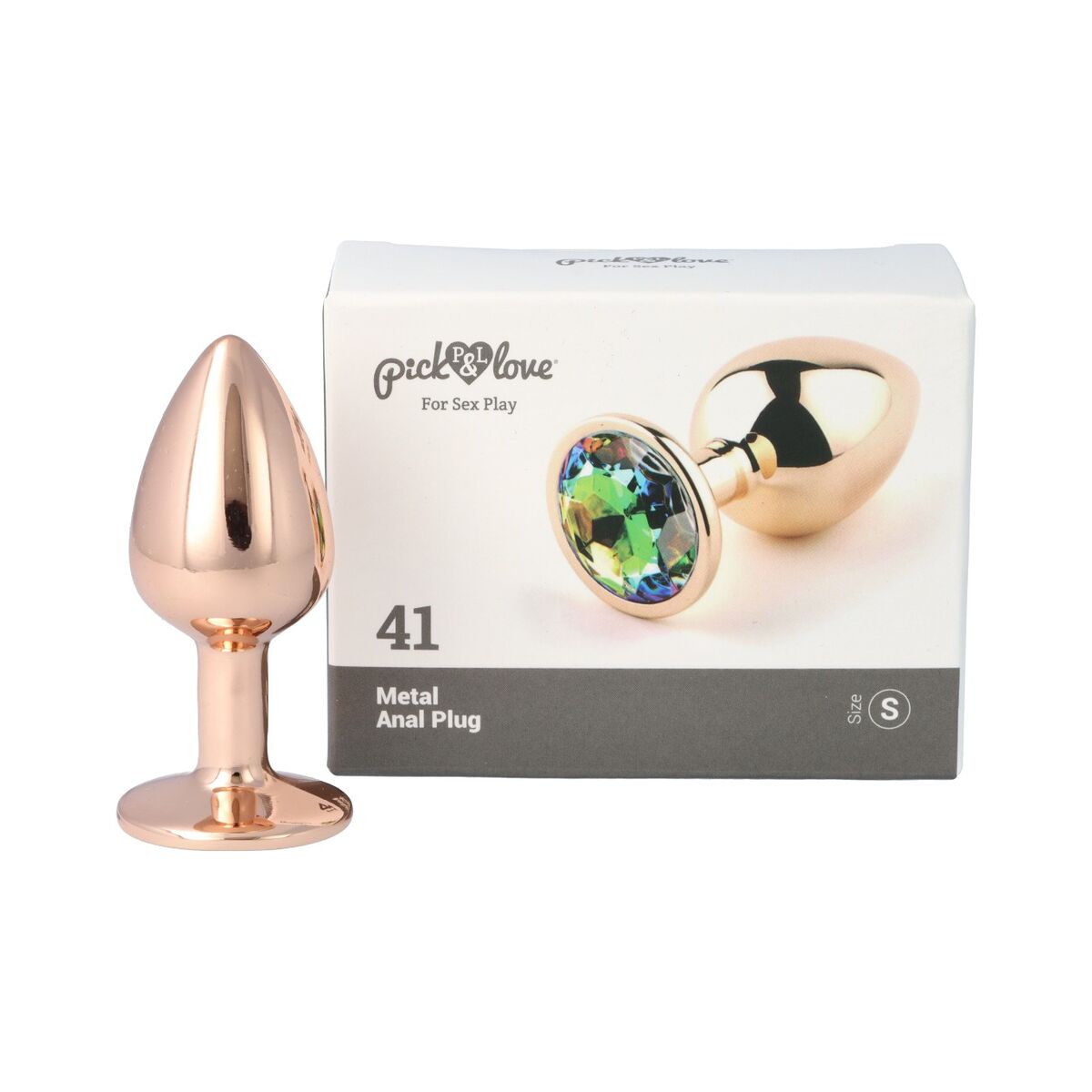 Plug Anal Pick&amp;Love Nº 41 Auriu* (7,6 cm), 9, roseregalo.com