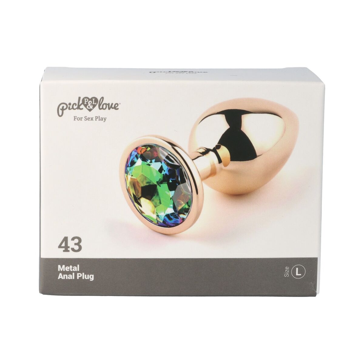 Plug Anal Pick&amp;Love Nº 43 Auriu* (9,5 cm), 7, roseregalo.com